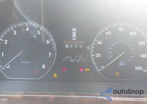 2013 Hyundai Equus Signature z USA, uszkodzony, nr VIN KMHGH4JH4DU072428